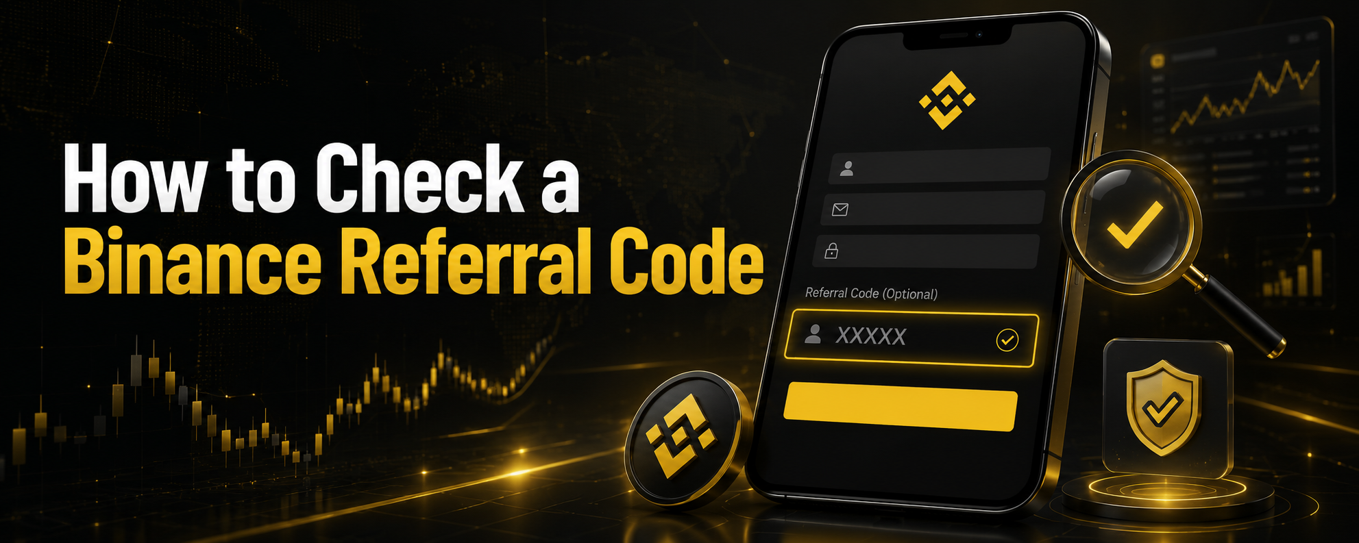 How to check Binance referral code CLAIM20 before registration